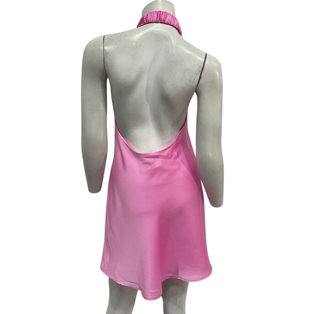 Show Me Your Mumu Elegant Pink Luxe Jasmine Mini Dress Size S - Picture 3 of 6